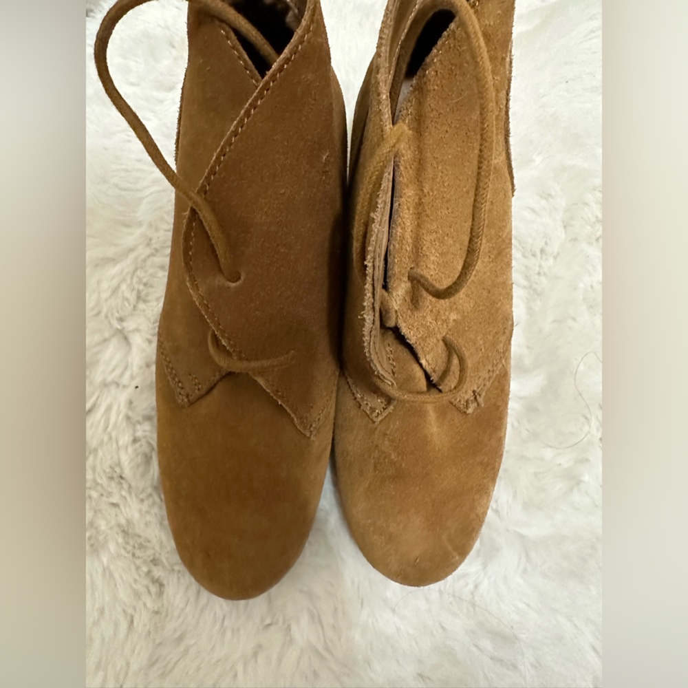 Chestnut Suede Desert Booties size 8